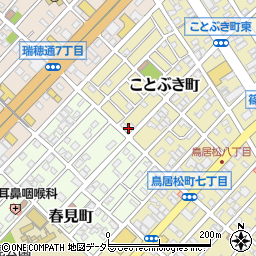 愛知県春日井市ことぶき町61周辺の地図