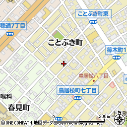 愛知県春日井市ことぶき町21周辺の地図