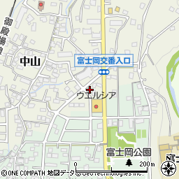 静岡県御殿場市中山1134周辺の地図