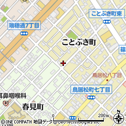 愛知県春日井市ことぶき町60周辺の地図