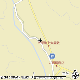 愛知県豊田市大平町2周辺の地図