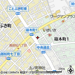 信用組合愛知商銀春日井支店周辺の地図