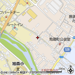 滋賀県彦根市地蔵町298-5周辺の地図
