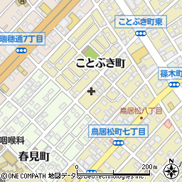 愛知県春日井市ことぶき町30周辺の地図