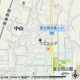 静岡県御殿場市中山1126周辺の地図