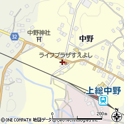千葉県夷隅郡大多喜町中野479周辺の地図
