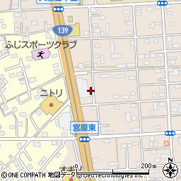 静岡県富士宮市万野原新田4165周辺の地図