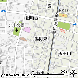 愛知県北名古屋市鹿田出町東3045-2周辺の地図