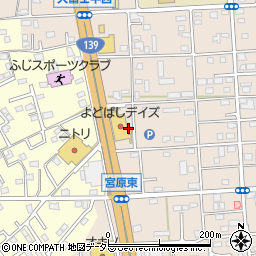 ムーンラビット東店周辺の地図