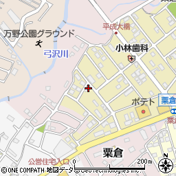 静岡県富士宮市粟倉南町194周辺の地図
