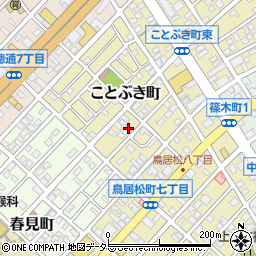 愛知県春日井市ことぶき町19周辺の地図