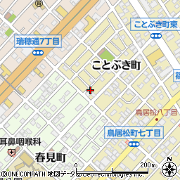 愛知県春日井市ことぶき町63周辺の地図
