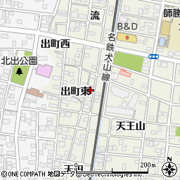 愛知県北名古屋市鹿田出町東3048周辺の地図