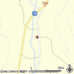 京都府南丹市美山町宮脇（町裏）周辺の地図