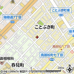 愛知県春日井市ことぶき町58周辺の地図