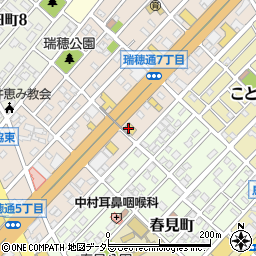 ラーメン横綱 春日井店周辺の地図