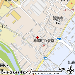 滋賀県彦根市地蔵町490周辺の地図