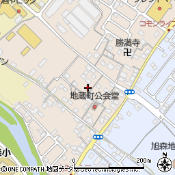 滋賀県彦根市地蔵町493周辺の地図