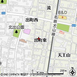 愛知県北名古屋市鹿田出町東3044周辺の地図