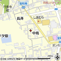 愛知県春日井市宮町中島周辺の地図