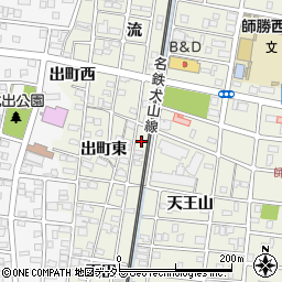 愛知県北名古屋市鹿田出町東3049-7周辺の地図