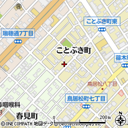 愛知県春日井市ことぶき町56周辺の地図