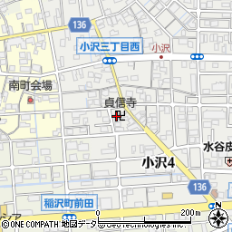 貞信寺周辺の地図