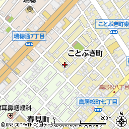 愛知県春日井市ことぶき町132周辺の地図