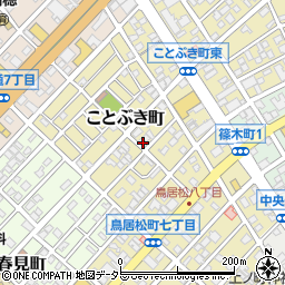 愛知県春日井市ことぶき町16周辺の地図