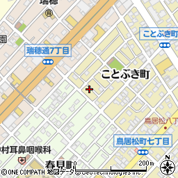 愛知県春日井市ことぶき町136周辺の地図