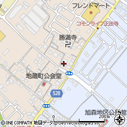滋賀県彦根市地蔵町525周辺の地図