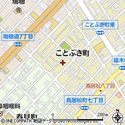 愛知県春日井市ことぶき町68周辺の地図