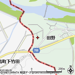 京都府福知山市田野395周辺の地図