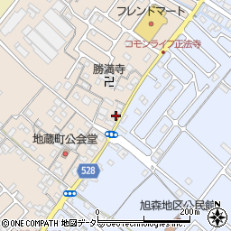 滋賀県彦根市地蔵町524周辺の地図