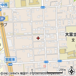 静岡県富士宮市万野原新田3835周辺の地図