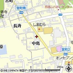 愛知県春日井市宮町中島3周辺の地図