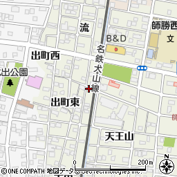 愛知県北名古屋市鹿田出町東3049-1周辺の地図