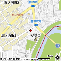 愛知県春日井市神領町1丁目28周辺の地図