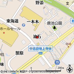 愛知県名古屋市守山区中志段味油石周辺の地図
