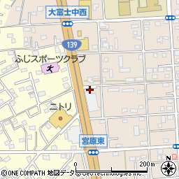 静岡県富士宮市万野原新田4163-1周辺の地図