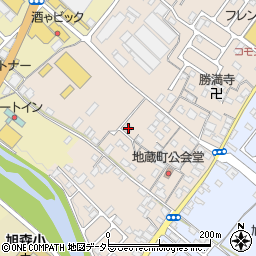 滋賀県彦根市地蔵町258周辺の地図