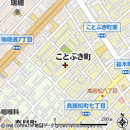 愛知県春日井市ことぶき町69周辺の地図