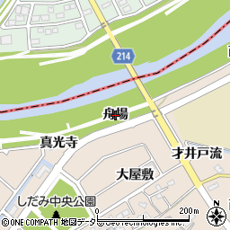 愛知県名古屋市守山区中志段味（舟場）周辺の地図
