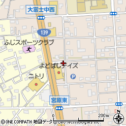 静岡県富士宮市万野原新田4163-7周辺の地図