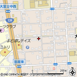 静岡県富士宮市万野原新田3769-6周辺の地図