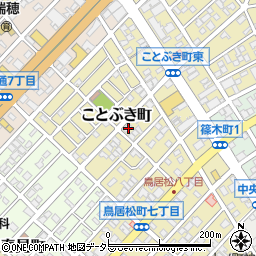 愛知県春日井市ことぶき町36周辺の地図