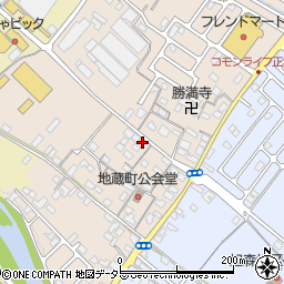 滋賀県彦根市地蔵町501-3周辺の地図