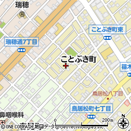 愛知県春日井市ことぶき町122周辺の地図