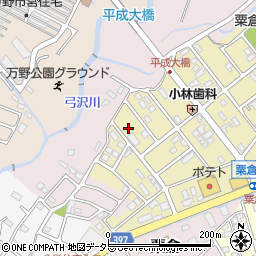 静岡県富士宮市粟倉南町184周辺の地図