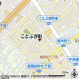 愛知県春日井市ことぶき町13周辺の地図